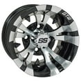 thumbnail image 2 of GTW Vampire 12" Golf Cart Wheels Black 20" Nomad Tires Yamaha, 2 of 4