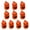 B, variant on Halloween Foam Pumpkins Realistic Fake Pumpkin Decor for Windows, Porch & Holiday Ornaments Simulated Foam Pumpkins Decorative Props