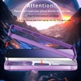 thumbnail image 3 of Casetego Phone Case for Galaxy S25 Ultra,Clear Magnetic Case,[Yellow Resistant] Slim Fit Shockproof Transparent Crystal Clear Magnetic Case for Samsung Galaxy S25 Ultra,Deep Purple, 3 of 7