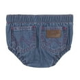 thumbnail image 2 of Wrangler Infant Denim Pink Diaper Cover - Kids Girls Jeans - 11Mwidp, 2 of 2