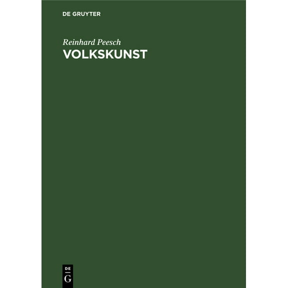 Volkskunst: Umwelt Im Spiegel PopulÃ¤rer Bildnerei Des 19. Jahrhunderts, (Hardcover)