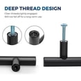 thumbnail image 4 of Black Pull Cabinet Handle, Black Cabinet Handles 2In Kitchen Cabient Knobs, 4 of 6