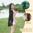 thumbnail image 6 of LOLIPPYY Black Thick Flannel Badminton Case with Rectangular Shape for Daily Use, 1 Piece Carrying Bag, 6 of 7