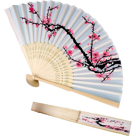 

Delicate Cherry Blossom Design Folding Fan Favors 24 Pieces
