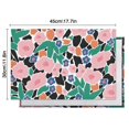 thumbnail image 5 of Pioneer Flower Floral Print Pattern Summer Placemats Table Placemats Set Of 6-Linen Kitchen Washable Placemats Table Mats 12x18 Inch Non-Slip Heat Resistant, 5 of 5