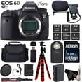 thumbnail image 6 of Canon DSLR Camera (Body Only) + Wireless Remote + Condenser Microphone + Case + Wrist Strap + Tripod + Card Reader(International Model), 6 of 6