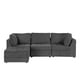 thumbnail image 2 of Sala Modular con Taburete 3 Plazas Dicasa Versa Gris Carbón, 2 of 8