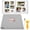 Gray, variant on Photo Album Self Adhesive Scrapbook Album for 4x6 5x7 8x10 Pictures DIY Photo Book as Scrapbooking Supplies Kits Birthday Gifts for Women Mom Wedding Baby Family Travel