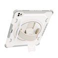 thumbnail image 3 of SaniMore Case for iPad Pro 12.9 Case 2018/2020/2021/2022, Hand Rope + Pen Holder + Hidden Kickstand Lens All-inclusive Anti-drop Shockproof Heavy Duty Protective Case For iPad Pro 12.9", Gray, 3 of 19