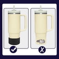 thumbnail image 6 of ievspot Glitter Silicone Boot for Cup 20-40oz Anti-Slip Sleeve for Water Bottles Stylish Protective Trapezoidal Cylinder Base Cover, 6 of 8