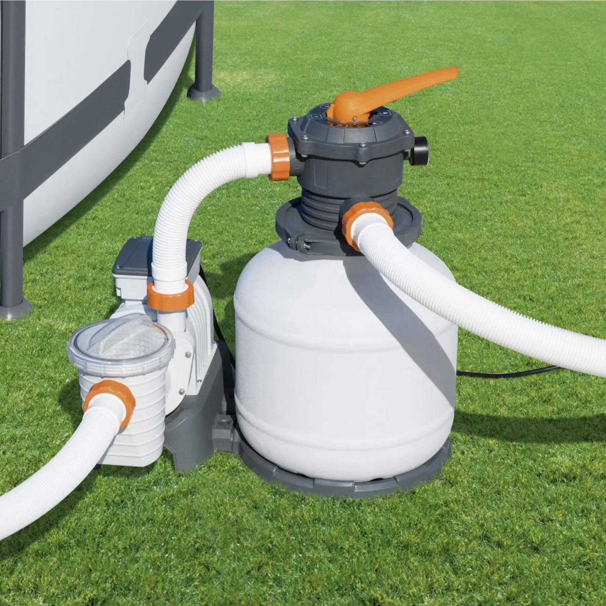 Bestway Flowclear 2200 GPH Sand Filter Pump for Above Ground Swimming Pool