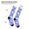 thumbnail image 4 of Pofeuu Blue Skull Daisy Print Compression Socks for Women & Men Circulation - Best Support for Nurses,Running,Athletic,Sports, 4 of 7
