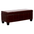 thumbnail image 1 of Fallyn 42" Faux Leather Rectangular Storage Ottoman, 1 of 9
