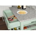thumbnail image 4 of Randall Green Kitchen Island With Granite Top, 4 of 5