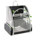 thumbnail image 1 of Texsens Innovador Viajero Bubble Mochila Transportista de mascotas para gatos y perros, gris, Una talla, 1 of 5
