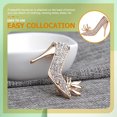 thumbnail image 2 of MasteelfCA Broche à Talons Hauts Broche Scintillante Épingle Mode Bijoux Cadeau pour Femmes, 2 of 7