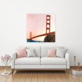 thumbnail image 2 of Sunset on the golden gate bridge - 36"x36" canvas - Print on demand, 2 of 5