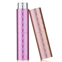 LISAPACK 8ML Perfume Atomizer Spray Bottle (2 PCS) Empty Cologne Dispenser Portable (Pink, Mauve)