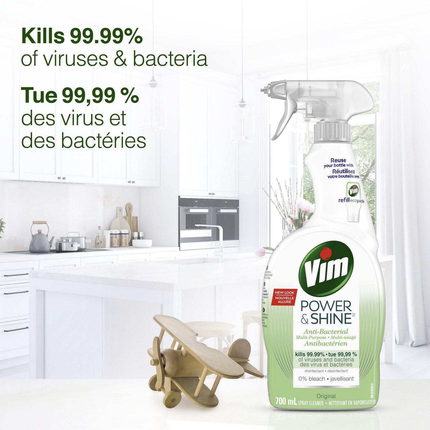 Vim Power and Shine Anti-Bacterial Spray