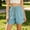 Sky Blue1, variant on Ovzne Women's Plus Size High Waisted Drawstring Shorts Loose Summer Beach Shorts with Pockets Nylon Casual Athletic Shorts with Pockets M-XXXL
