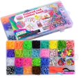 thumbnail image 3 of Juego de bandas de telar coloridas creativas, Kit DE FABRICACIÓN de pulseras de arco iris, banda de goma DIY, pulseras tejidas, juguetes artesanales para niñas, regalos de cumpleaños, 3 of 4