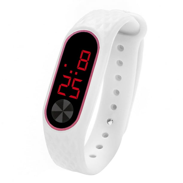 Aofa Outdoor Sports TPU Soft Band Digital LED Wrist Watch Slim