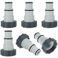 thumbnail image 3 of PENGXIANG 2pcs Replacement Hose Adapter with Collar for Threaded Connection Pumps Plastic Connecting Pump Replace Hose Adapter for Connecting 1.25” and 1.5” Hoses Pool Replacement Parts, 3 of 7