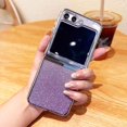 thumbnail image 6 of Glitter Woman Case for Galaxy Z Flip 5 with Hinge Protection, Cute Plating Case for Samsung Galaxy Z Flip 5 Girly Design, Girl's Case for Galaxy Z Flip 5 Sparkle (Purple), 6 of 12