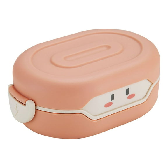 Bento Lunch Box under $5! Xqxayjr Cute Lunch Box for Teens,Portable Bento Box,3 Compartment Food Container,Leak Proof Lunch Box,Microwave Safe Food Container,Light Food Storage,High Temperature