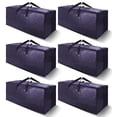 thumbnail image 1 of Bolsas de mudanza VELVETSURE Heavy Duty extra grandes con correas azules, 1 of 7