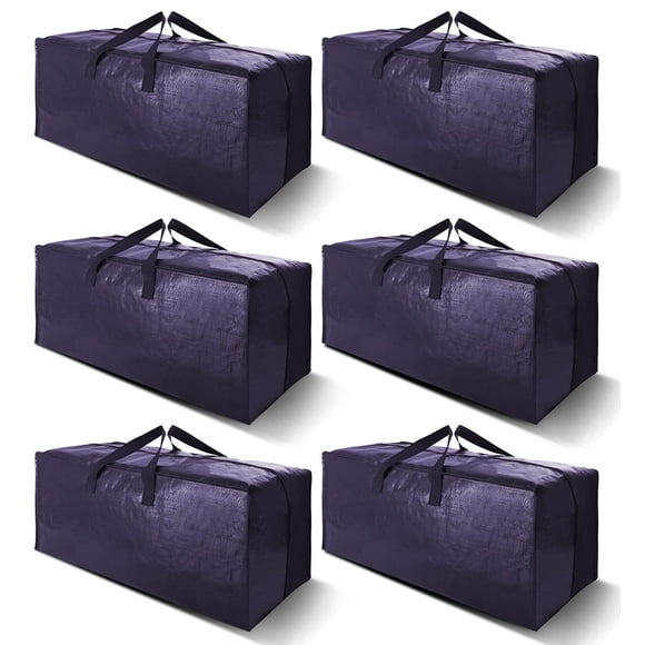 Bolsas de mudanza VELVETSURE Heavy Duty extra grandes con correas azules