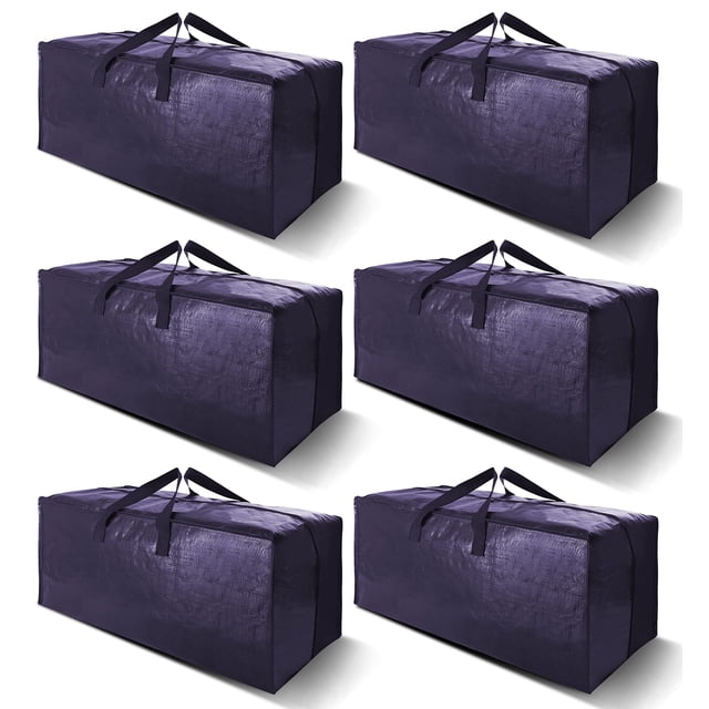 Bolsas de mudanza VELVETSURE Heavy Duty extra grandes con correas azules