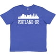 thumbnail image 3 of Inktastic Portland Oregon Skyline OR Cities Youth T-Shirt, 3 of 5