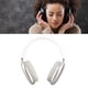 thumbnail image 5 of Auriculares Bluetooth Reducción de ruido Calidad de sonido clara Auriculares con graves pesados Auriculares inalámbricos para computadora PC Blanco, 5 of 5