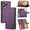 Purple, variant on LC.IMEEKE Case for iPhone 17 Pro 6.3 inch, 2 in1 Multifunctional Detachable Wallet Phone Case for Men Women with RFID Blocking Wrist Strap Shockproof Protective Case,Black,For iPhone 17 Pro