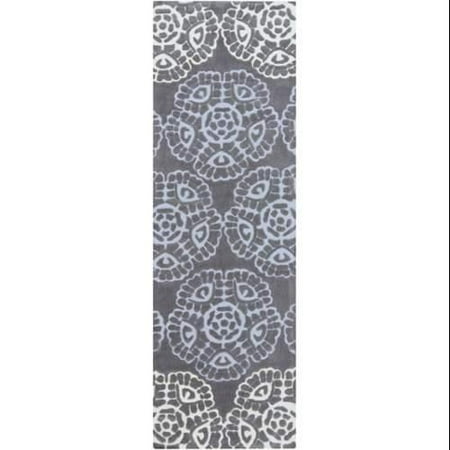 Surya Mamba MBA-9019 Light Gray, Flint Gray 2'6
