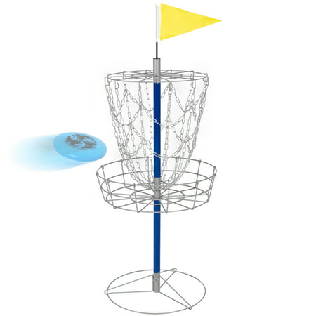 Best Choice Products Portable Frisbee Disc Golf Basket Target w/ Double Steel (Best Frisbee For Catch)