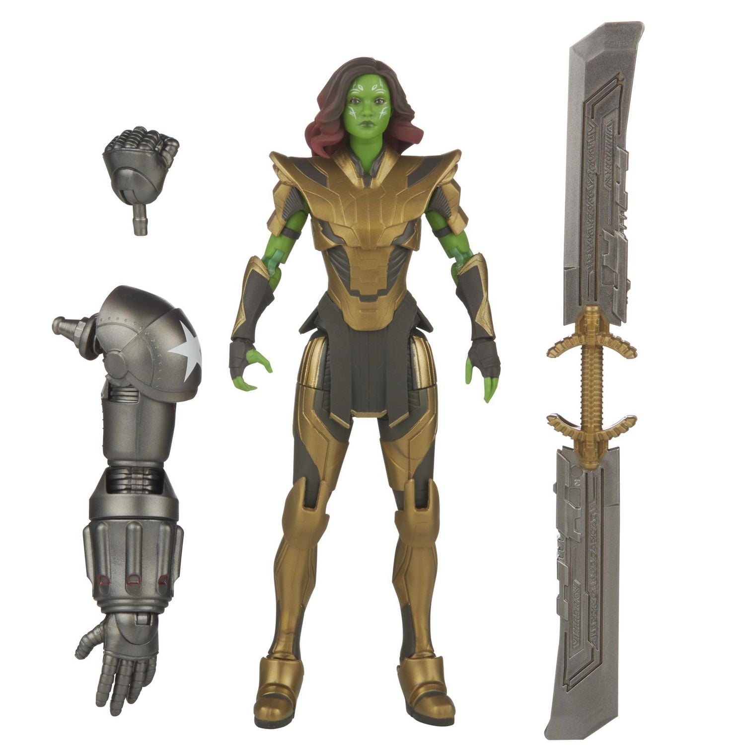 Hasbro Marvel Legends Series Warrior Gamora, What If...? Collectible 6 Inch Action Figures, Ages 4 and Up