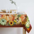 thumbnail image 3 of Fall Thanksgiving Pumpkin Sunflower Rectangle Tablecloth Party Decoration Waterproof Dining Table Tablecloth Farmhouse Decor, 3 of 7