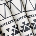 thumbnail image 5 of Nvzi Cotton Linen Cafe Curtains Bohemian Exotic Pattern Kitchen Curtain Valances with Tassel Short Curtain White, 5 of 5