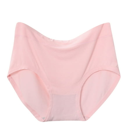 Bigersell Womens Bikini Underwear Clearance String Bikini Underwear Women Seamless Panty Style P-57 Polyester Cheeky Panties Thongs Briefs High Waist Women s Bikini Panties Rose Gold XL