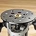 thumbnail image 3 of Rockler Guide Bushing Router Plate - Router Plate Features 1-1/4” Center Opening to Accept Guide Bushings – Solid Plastic Router Guide Plate - Router Table Insert Plate Includes Mounting Hardware, 3 of 4