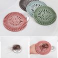 thumbnail image 3 of Tapón para el cabello de silicona, cubierta de drenaje para ducha, juego fácil de instalar y limpiar, bañera y cocina para baño, 3 of 5