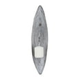 thumbnail image 2 of CosmoLiving by Cosmopolitan Stainless Steel Contemporary Wall Sconce 23" x 6" - 6 x 23 x 6 Silver, 2 of 5
