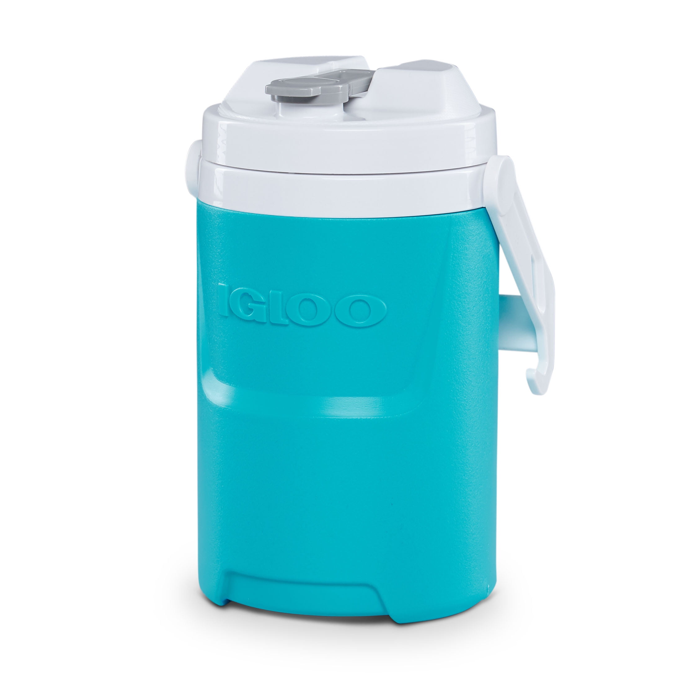 Igloo 1/2 Gallon Sports Beverage Plastic Jug with Hooks, Aqua