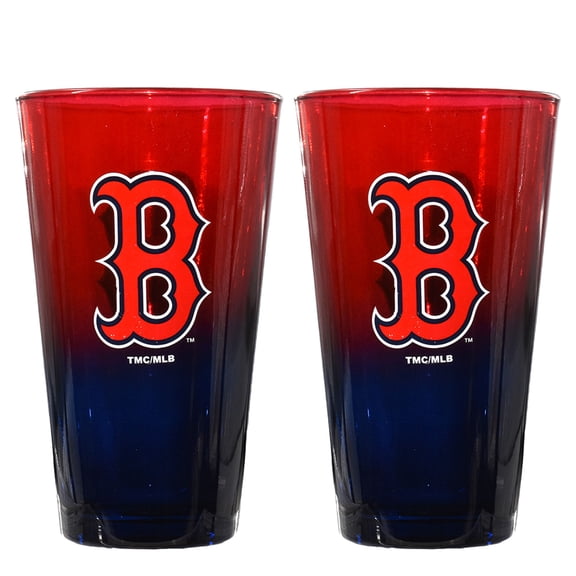 The Memory Company Boston Red Sox Two-Pack 16oz. Ombre Pint Glass Set