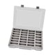 thumbnail image 5 of Estuche de almacenamiento para coches modelo 1/64, portátil, multifuncional, protector, resistente al polvo, con 27 compartimentos, organizador para coches de juguete. Gris, 5 of 10
