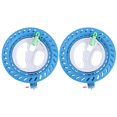thumbnail image 1 of 2 Pcs 18cm Professional Reel Winder Outdoor Kite Line Lockable Hand Wheel Nylon Shaft Bearing Wheel Chain Flying Tools (Red, Blue Style), 1 of 6
