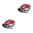 thumbnail image 4 of Youkk Adjustable Cycle For Men - Impact Resistance Soft Texture Comfortable Lining Lightweight Light Weight Mesh Red White 2Set, 4 of 6