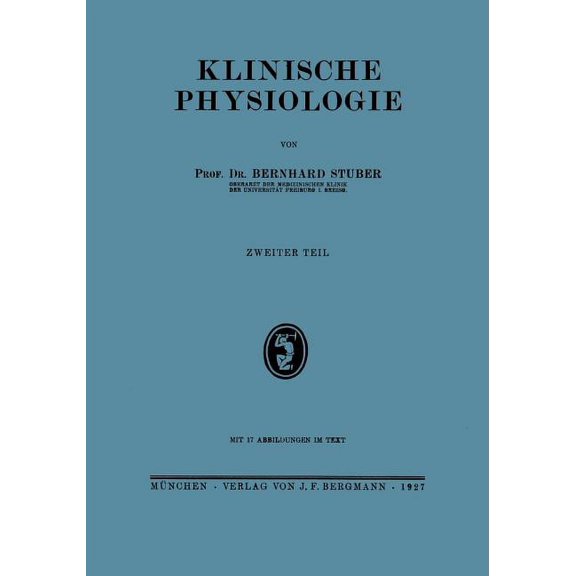 Klinische Physiologie, (Paperback)
